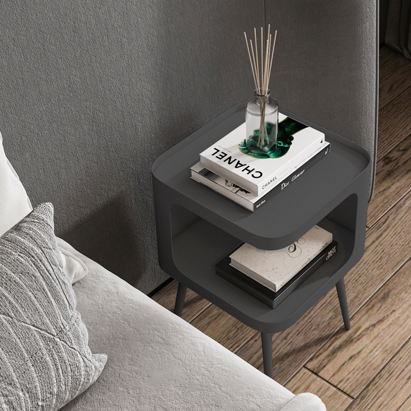 Creative Design White & Black Metal Side Table